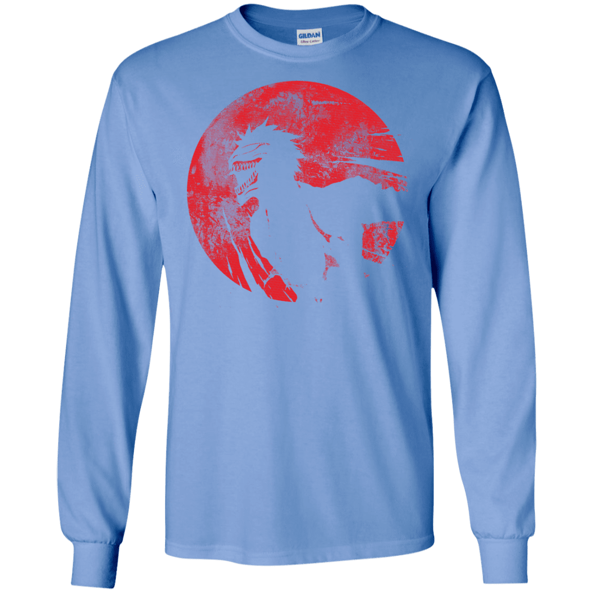 T-Shirts Carolina Blue / S Shinigami Mask Men's Long Sleeve T-Shirt