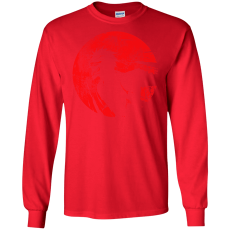T-Shirts Red / S Shinigami Mask Men's Long Sleeve T-Shirt