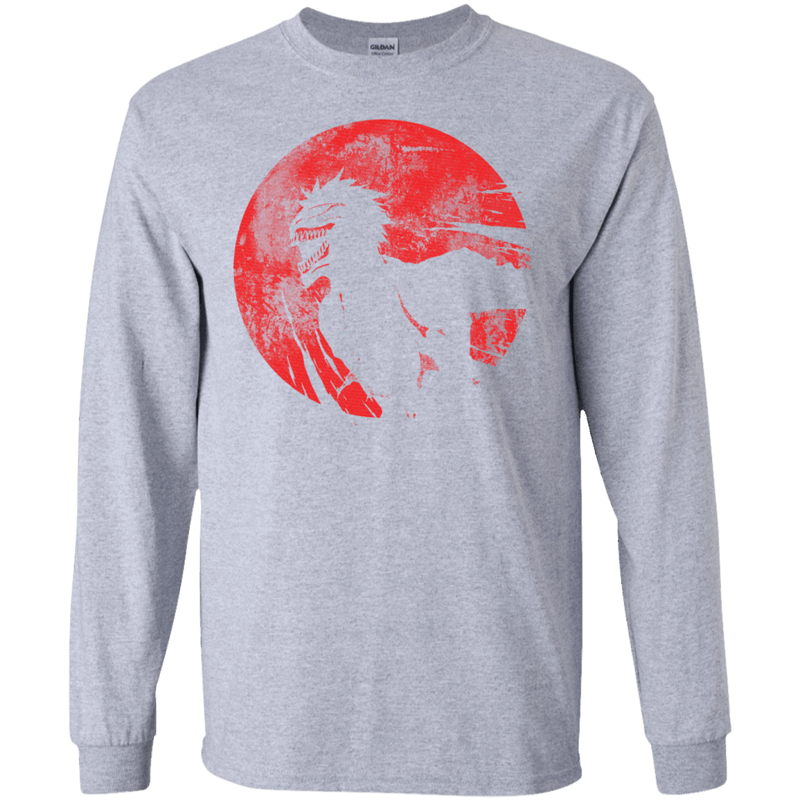 T-Shirts Sport Grey / S Shinigami Mask Men's Long Sleeve T-Shirt