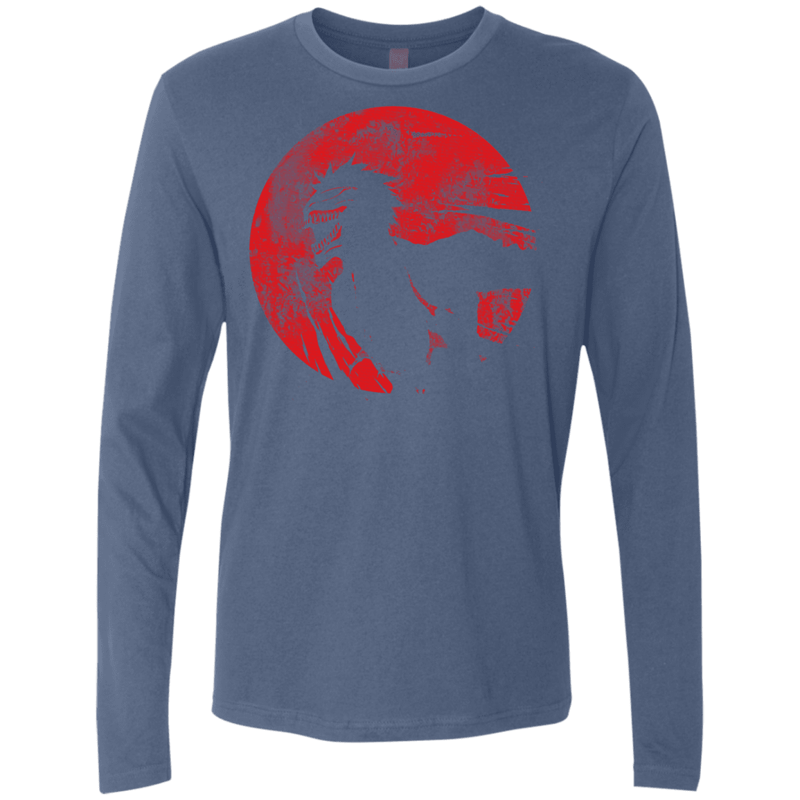 T-Shirts Indigo / S Shinigami Mask Men's Premium Long Sleeve