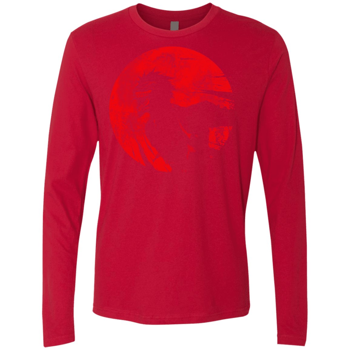 T-Shirts Red / S Shinigami Mask Men's Premium Long Sleeve