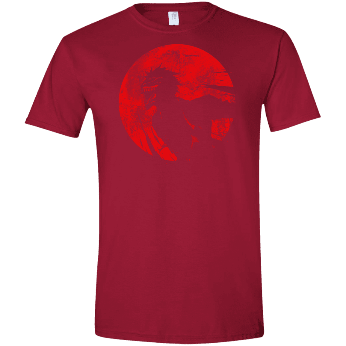 T-Shirts Cardinal Red / S Shinigami Mask Men's Semi-Fitted Softstyle