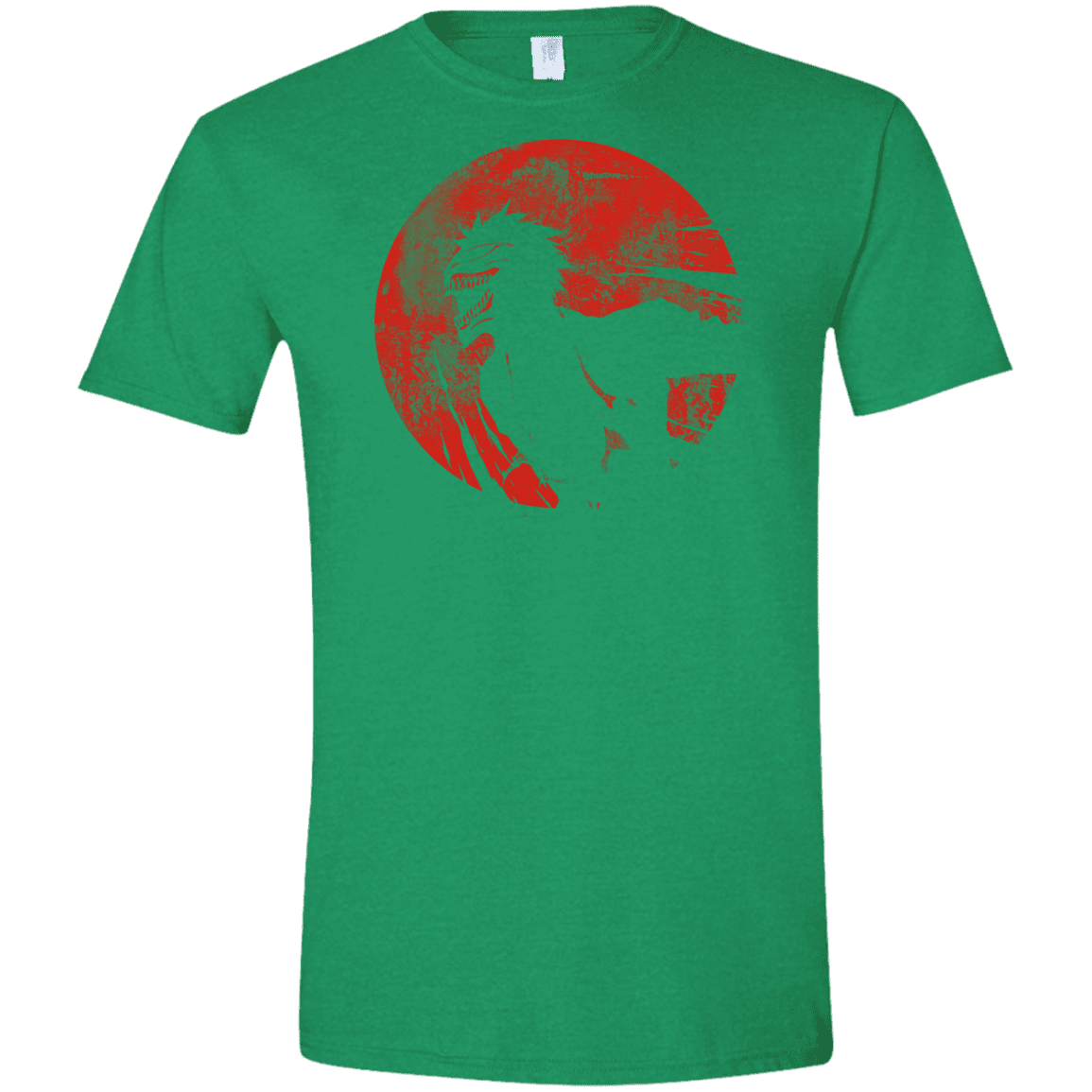 T-Shirts Heather Irish Green / S Shinigami Mask Men's Semi-Fitted Softstyle