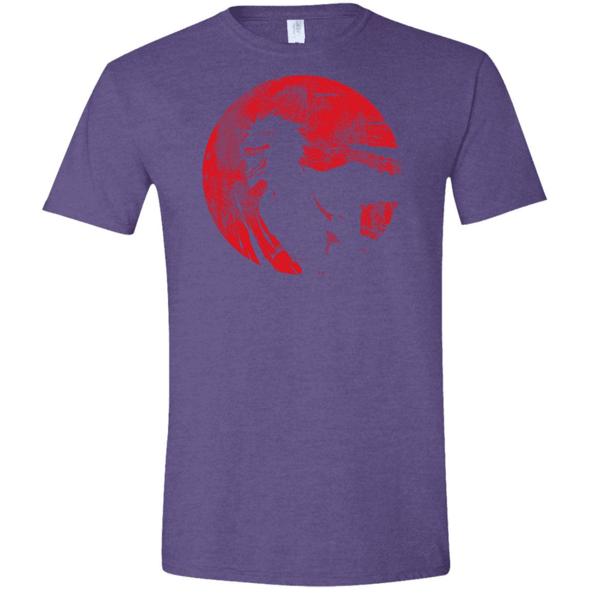 T-Shirts Heather Purple / S Shinigami Mask Men's Semi-Fitted Softstyle