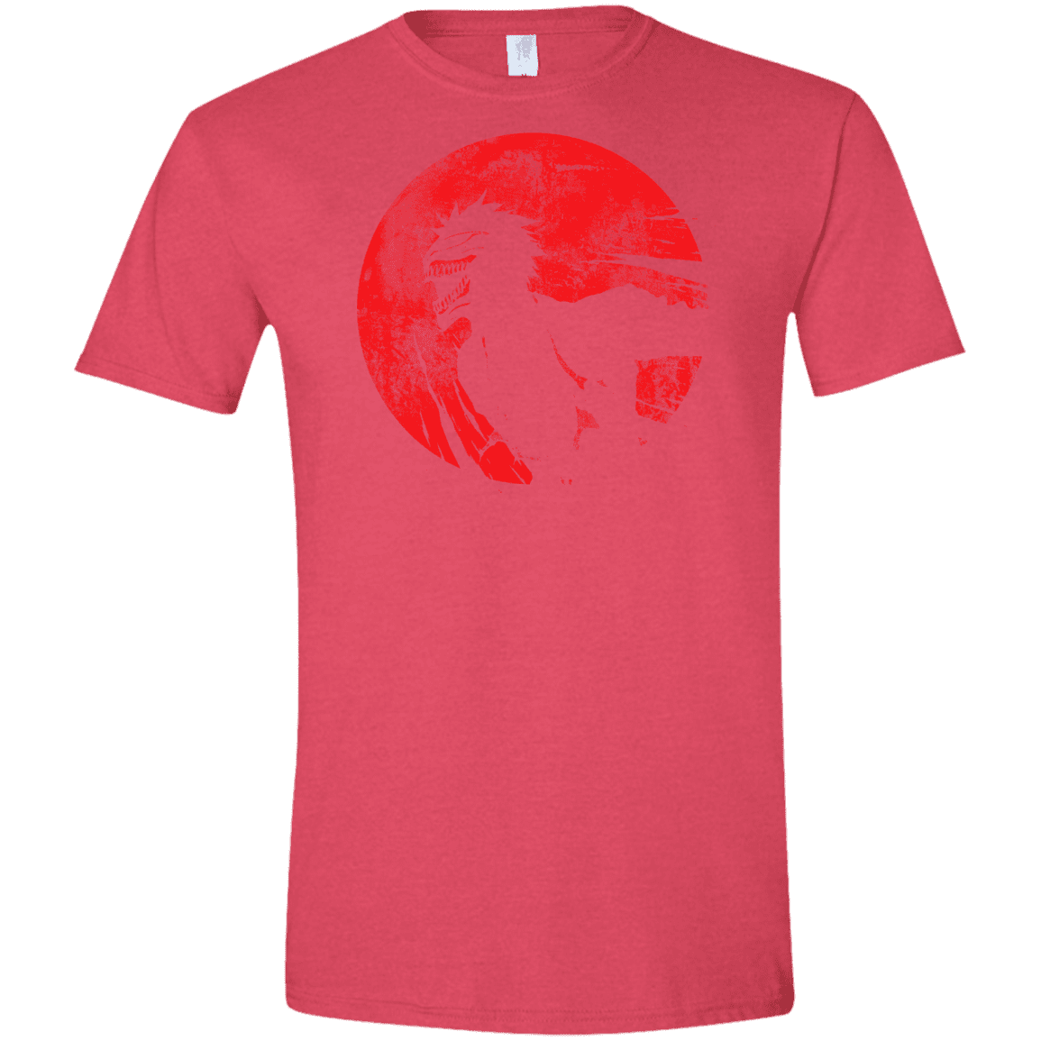 T-Shirts Heather Red / S Shinigami Mask Men's Semi-Fitted Softstyle