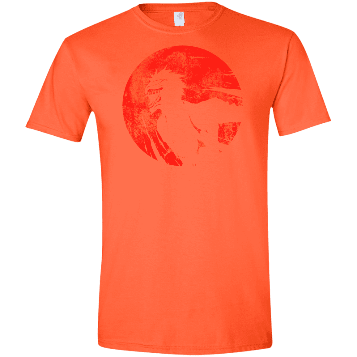 T-Shirts Orange / S Shinigami Mask Men's Semi-Fitted Softstyle
