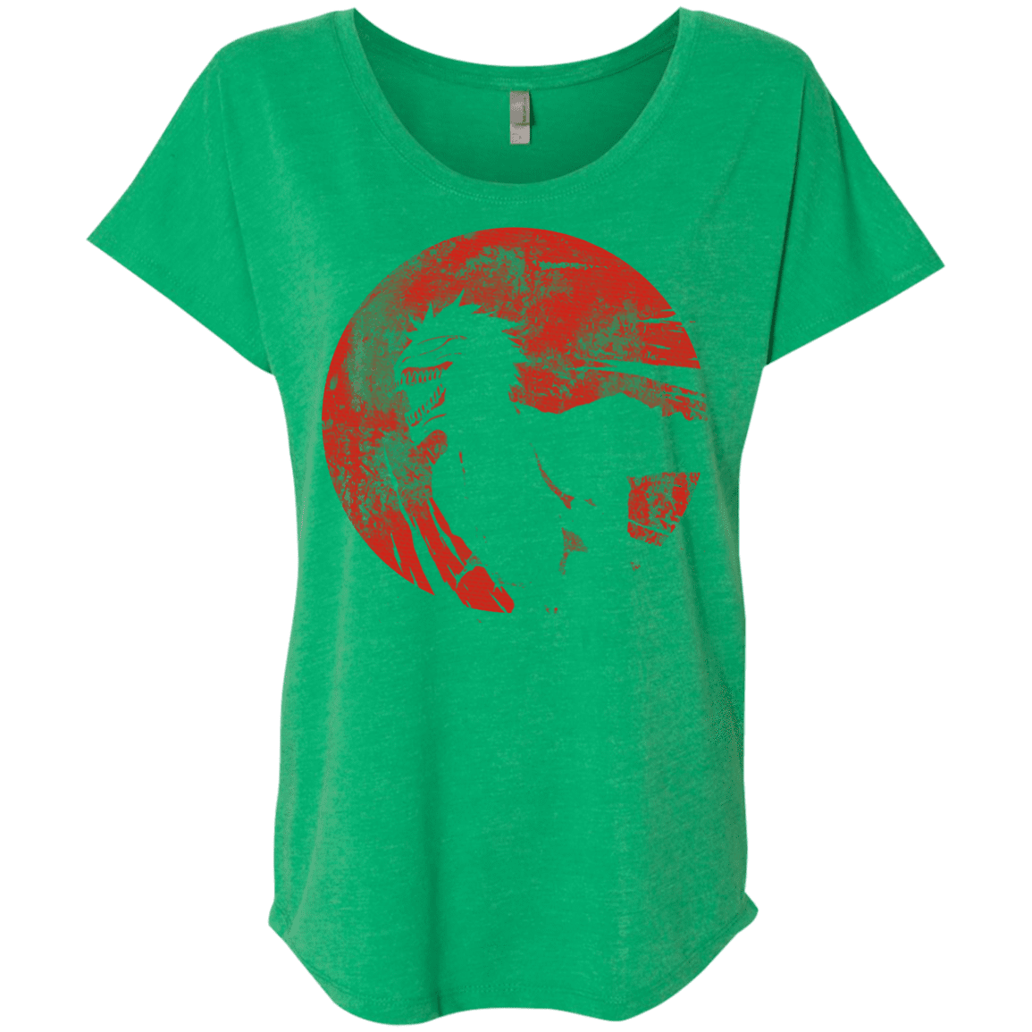 T-Shirts Envy / X-Small Shinigami Mask Triblend Dolman Sleeve