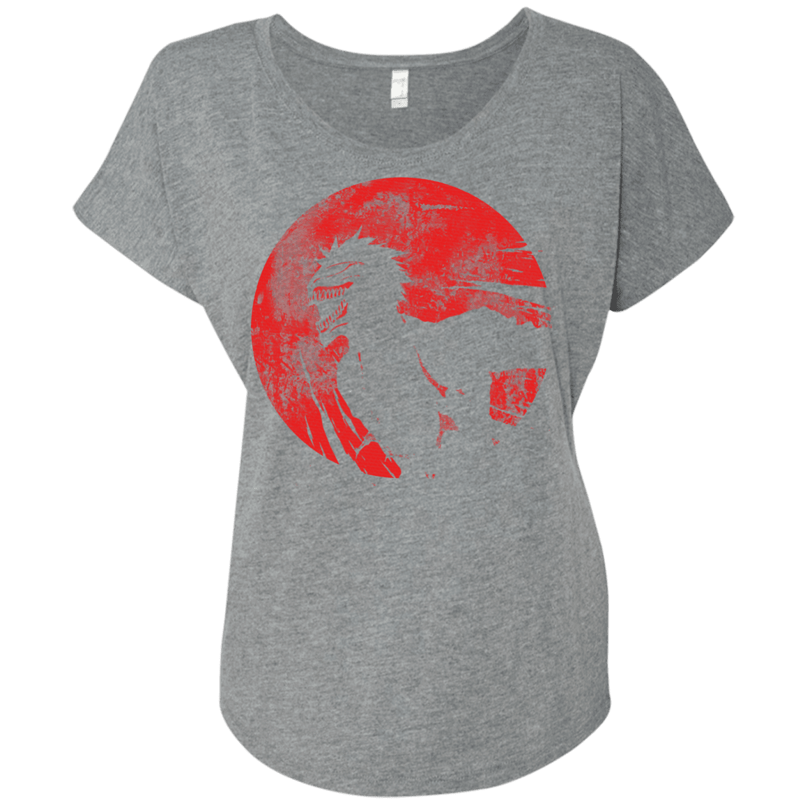 T-Shirts Premium Heather / X-Small Shinigami Mask Triblend Dolman Sleeve