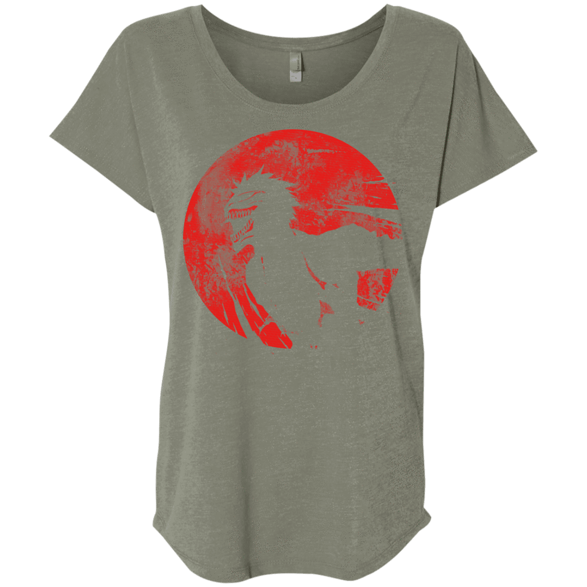 T-Shirts Venetian Grey / X-Small Shinigami Mask Triblend Dolman Sleeve