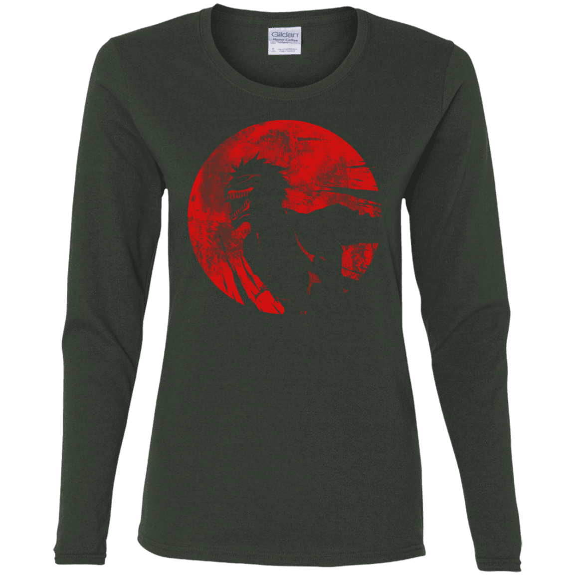 T-Shirts Forest / S Shinigami Mask Women's Long Sleeve T-Shirt