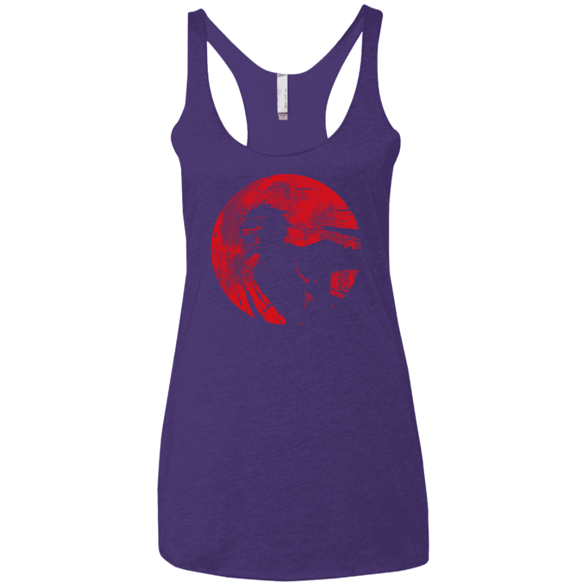 T-Shirts Purple Rush / X-Small Shinigami Mask Women's Triblend Racerback Tank