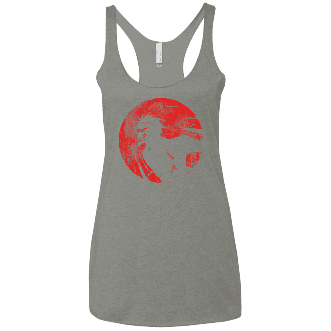 T-Shirts Venetian Grey / X-Small Shinigami Mask Women's Triblend Racerback Tank