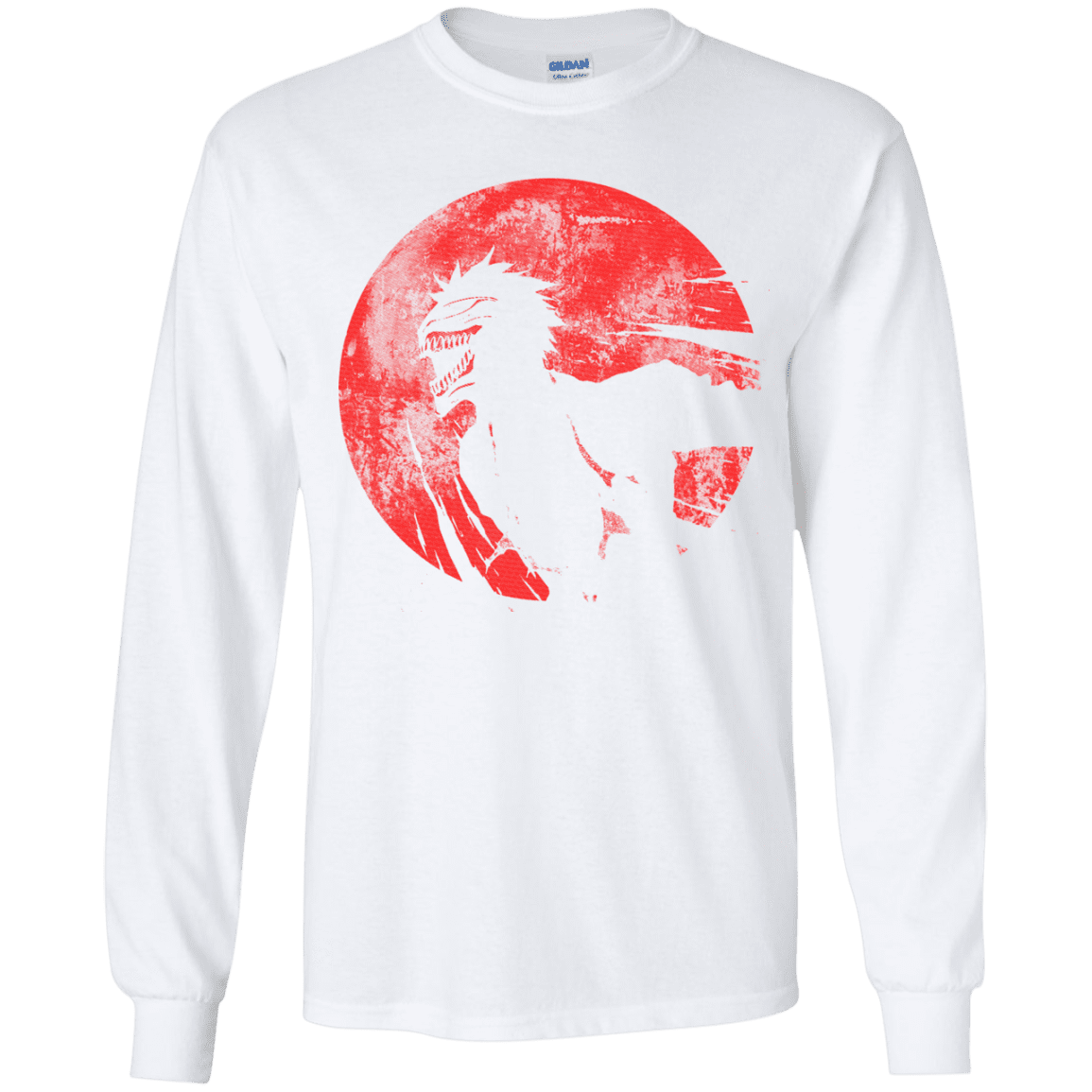 T-Shirts White / YS Shinigami Mask Youth Long Sleeve T-Shirt