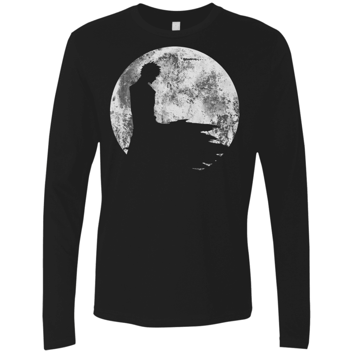 T-Shirts Black / S Shinigami Moon Men's Premium Long Sleeve