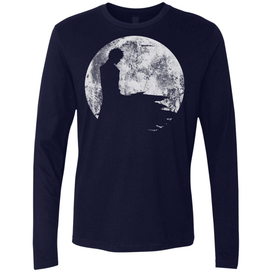T-Shirts Midnight Navy / S Shinigami Moon Men's Premium Long Sleeve