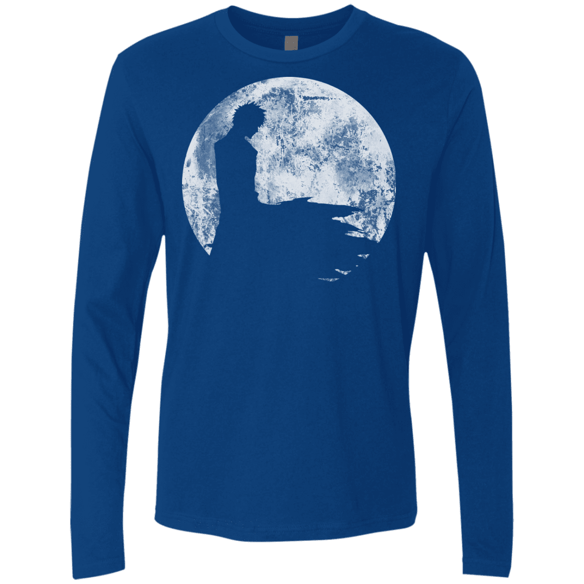 T-Shirts Royal / S Shinigami Moon Men's Premium Long Sleeve