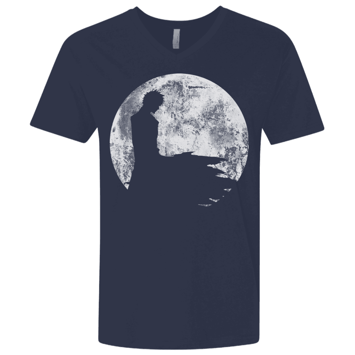T-Shirts Midnight Navy / X-Small Shinigami Moon Men's Premium V-Neck