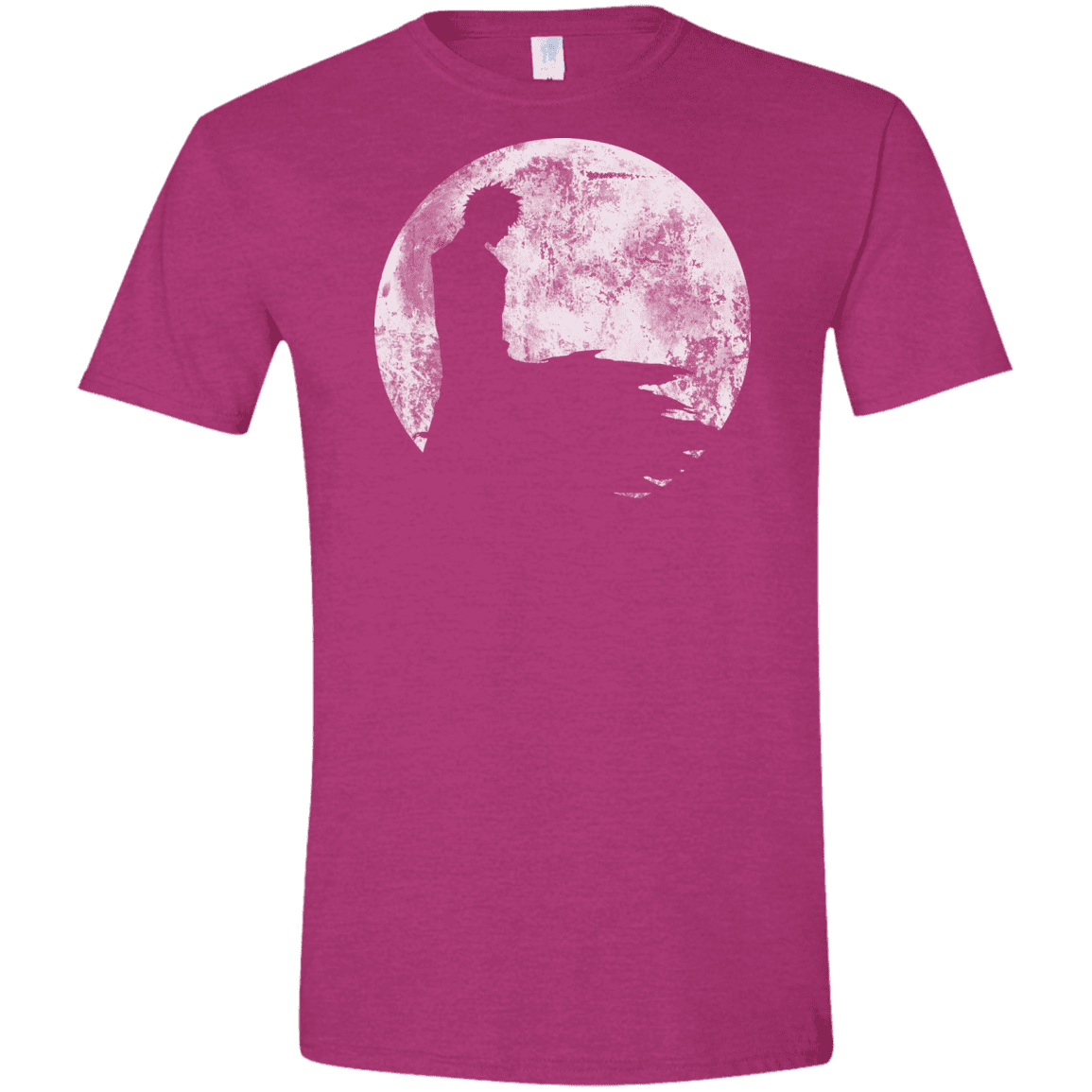T-Shirts Antique Heliconia / S Shinigami Moon Men's Semi-Fitted Softstyle