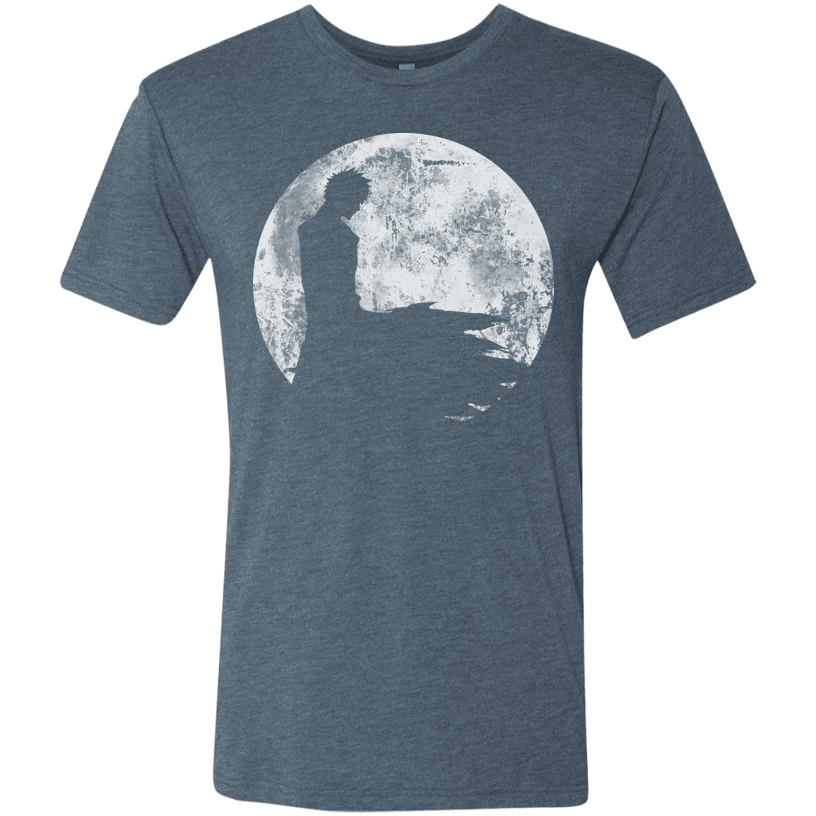 T-Shirts Indigo / S Shinigami Moon Men's Triblend T-Shirt