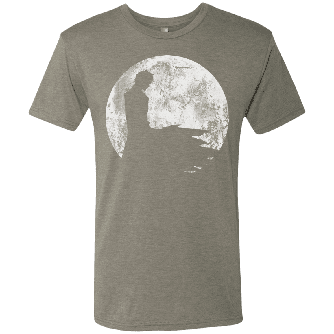 T-Shirts Venetian Grey / S Shinigami Moon Men's Triblend T-Shirt