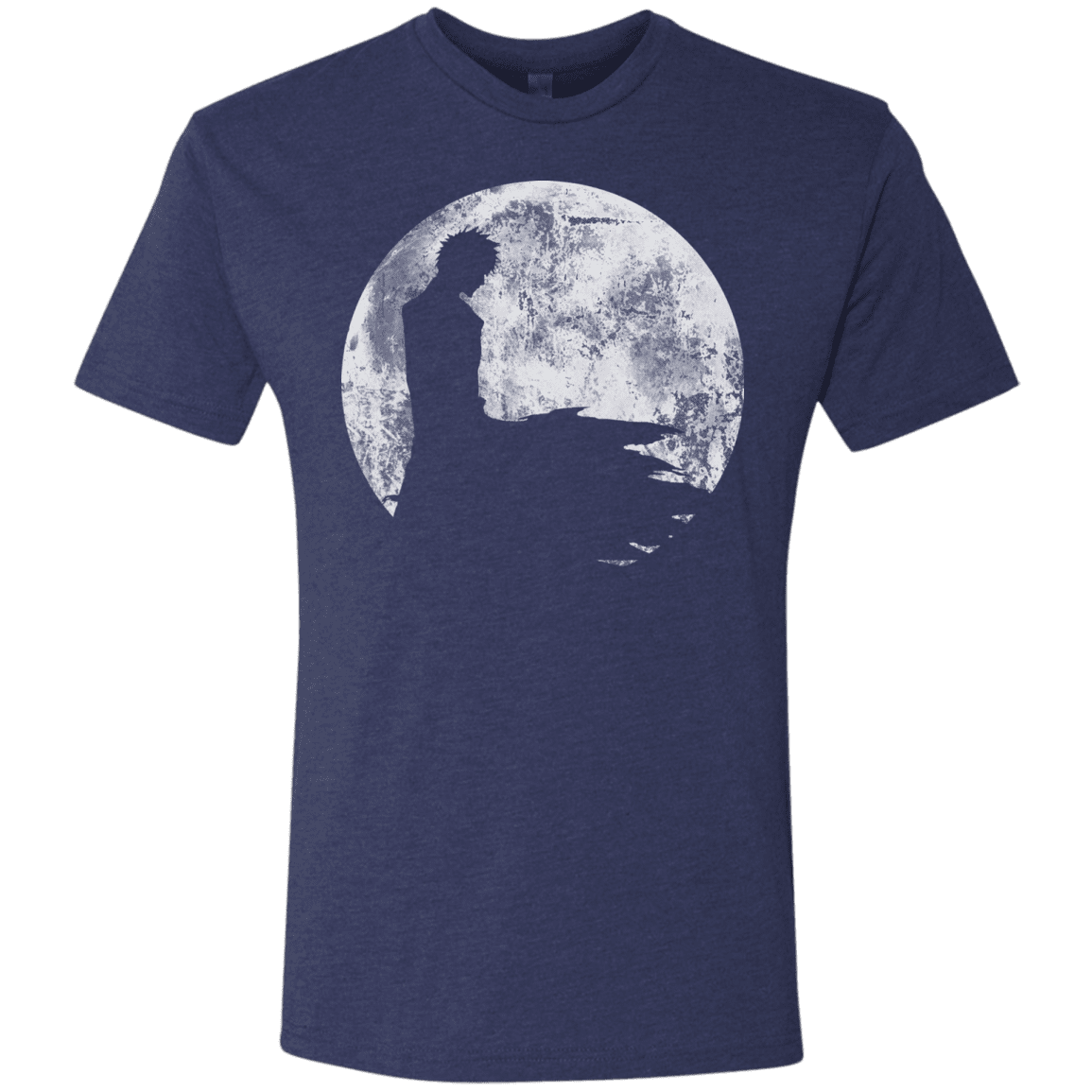 T-Shirts Vintage Navy / S Shinigami Moon Men's Triblend T-Shirt
