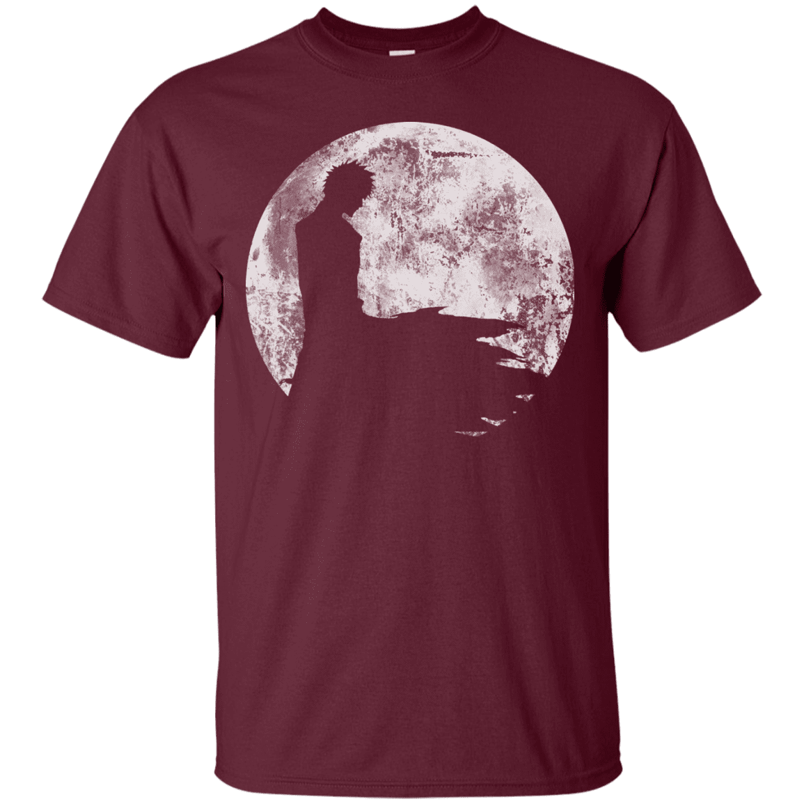 T-Shirts Maroon / S Shinigami Moon T-Shirt