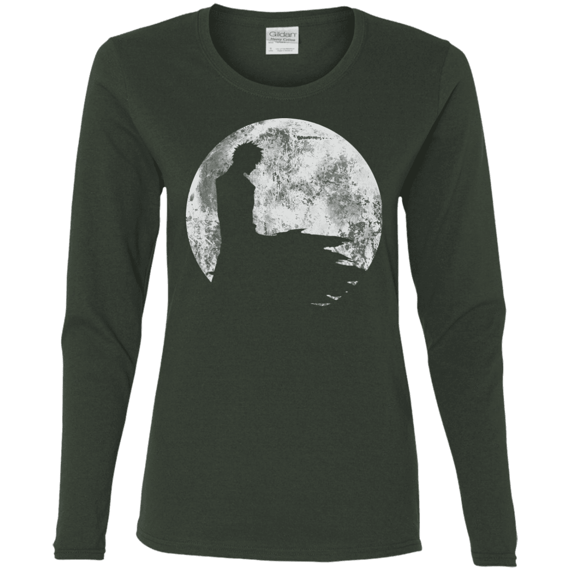 T-Shirts Forest / S Shinigami Moon Women's Long Sleeve T-Shirt