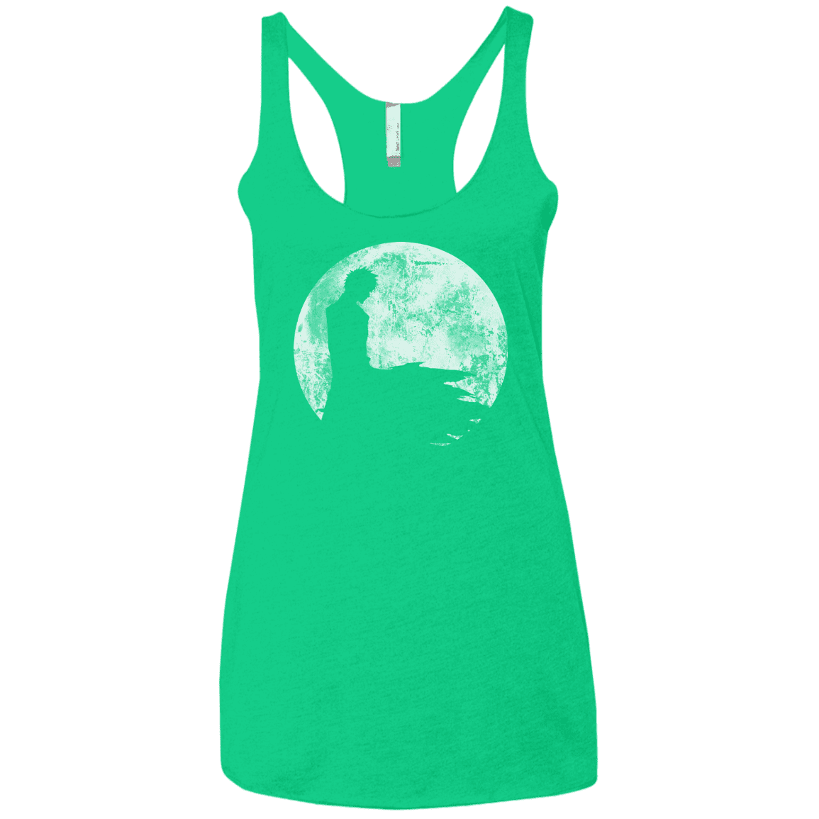 T-Shirts Envy / X-Small Shinigami Moon Women's Triblend Racerback Tank
