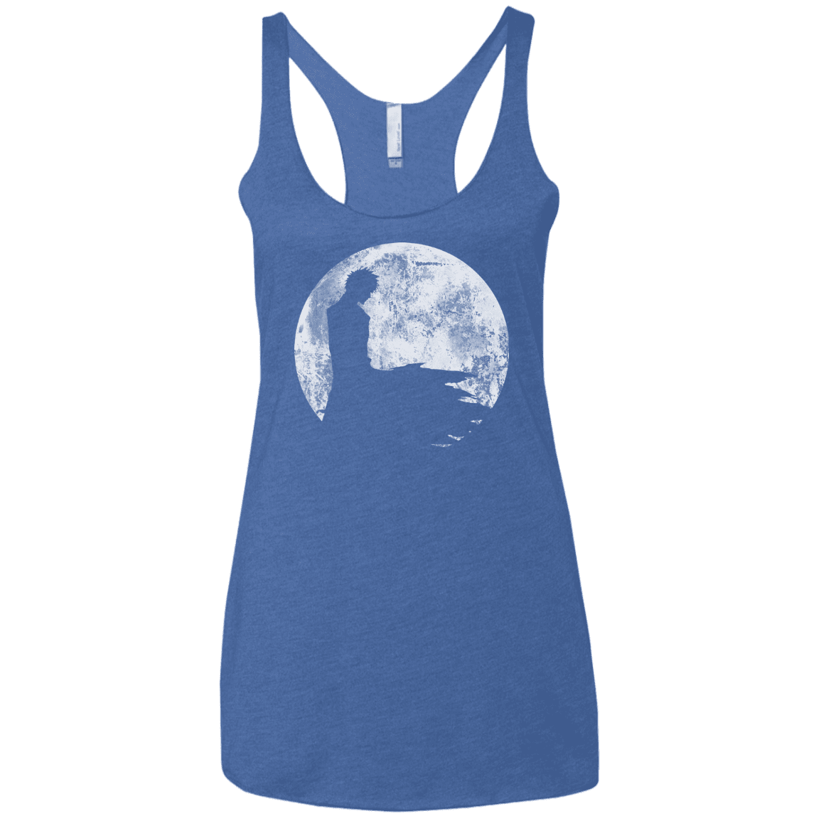 T-Shirts Vintage Royal / X-Small Shinigami Moon Women's Triblend Racerback Tank