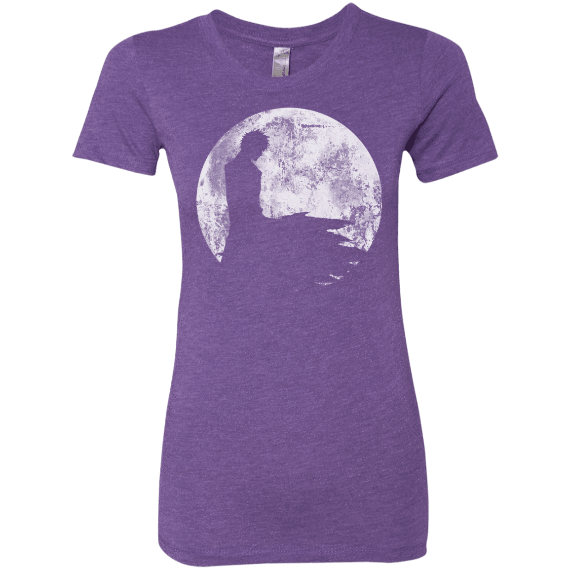 T-Shirts Purple Rush / S Shinigami Moon Women's Triblend T-Shirt
