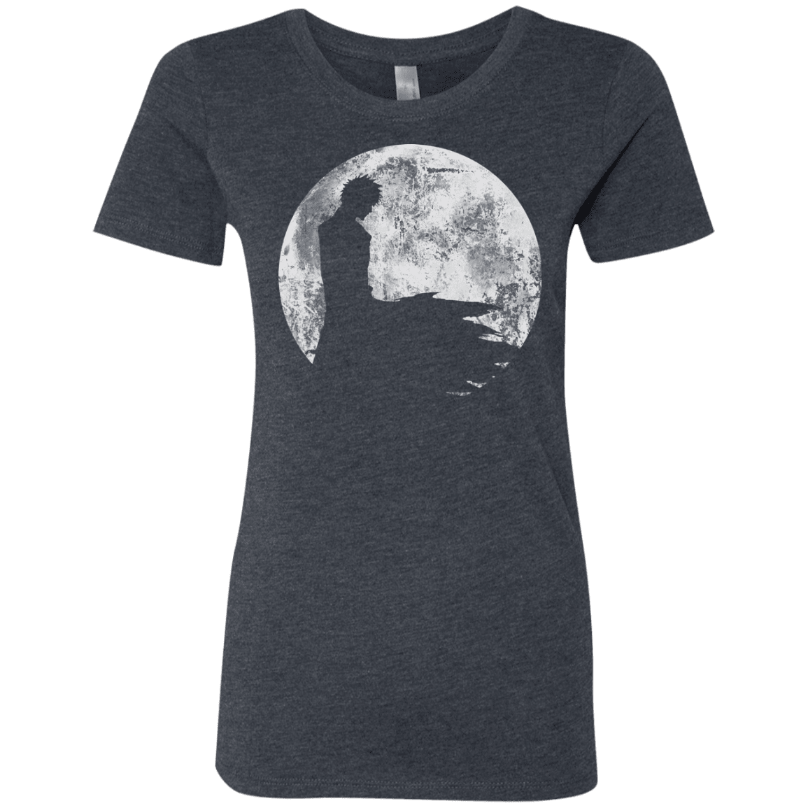 T-Shirts Vintage Navy / S Shinigami Moon Women's Triblend T-Shirt