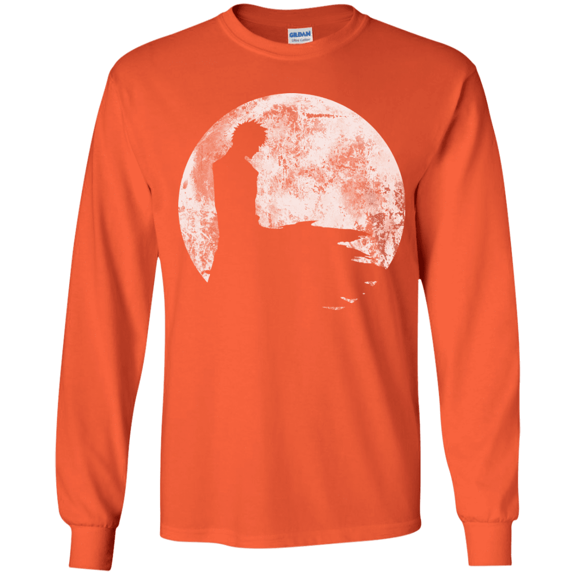 T-Shirts Orange / YS Shinigami Moon Youth Long Sleeve T-Shirt