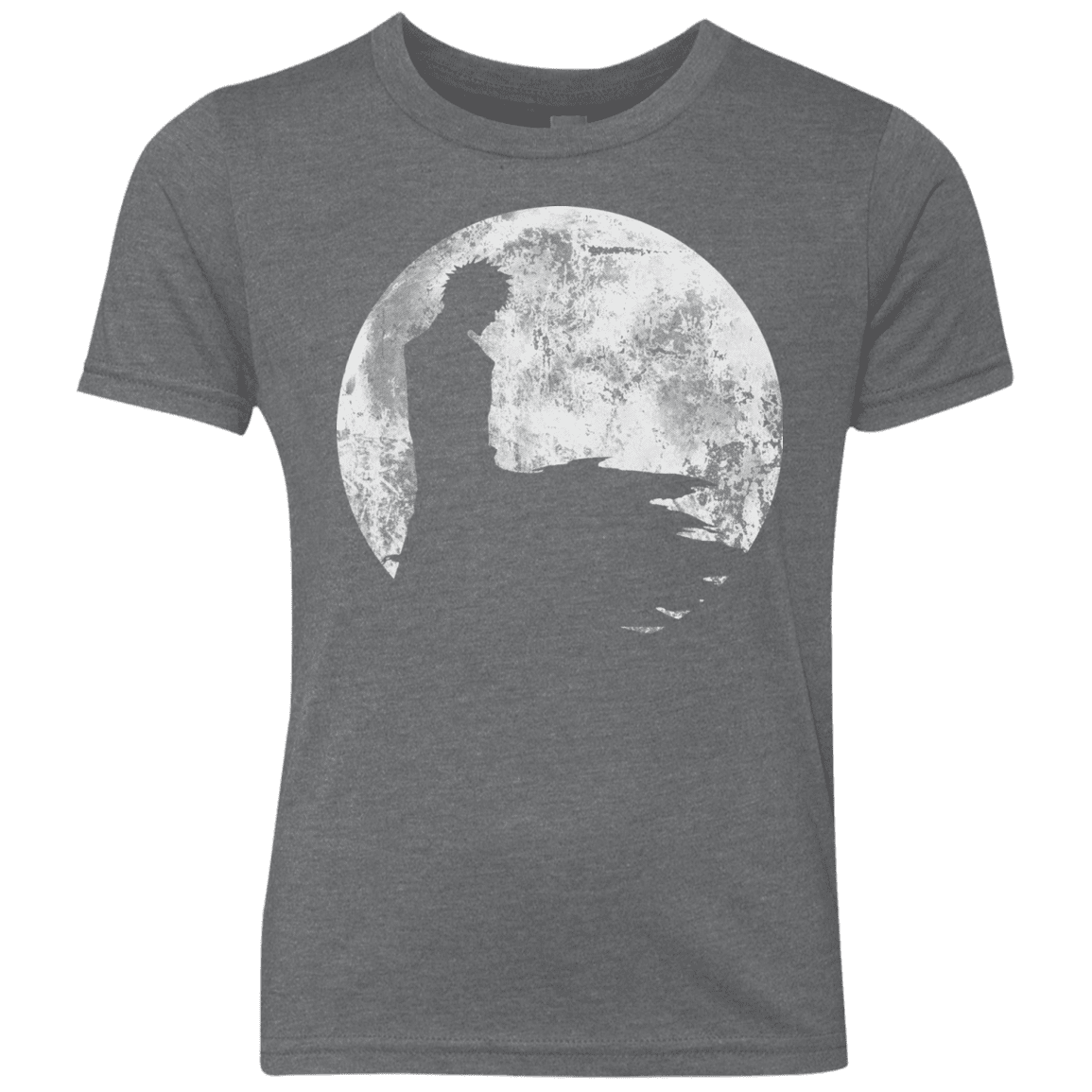 T-Shirts Premium Heather / YXS Shinigami Moon Youth Triblend T-Shirt
