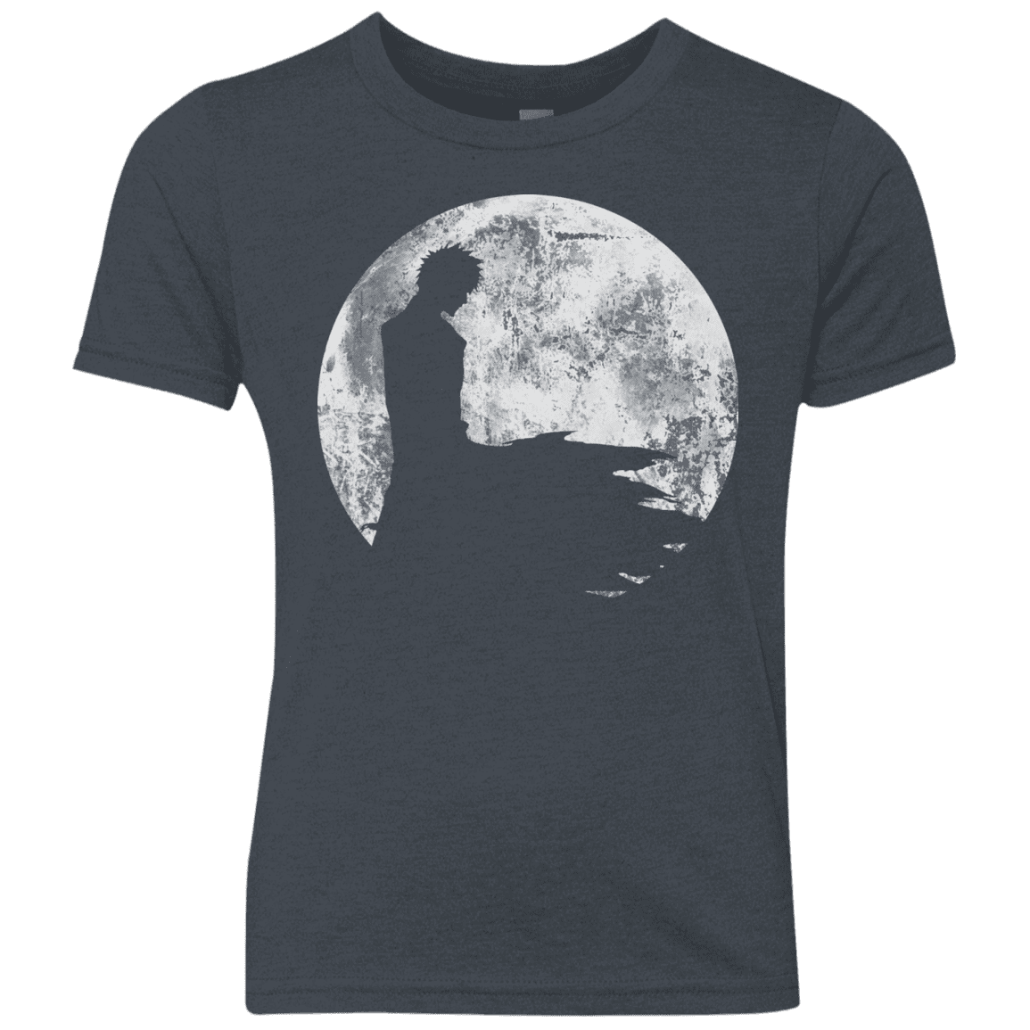 T-Shirts Vintage Navy / YXS Shinigami Moon Youth Triblend T-Shirt