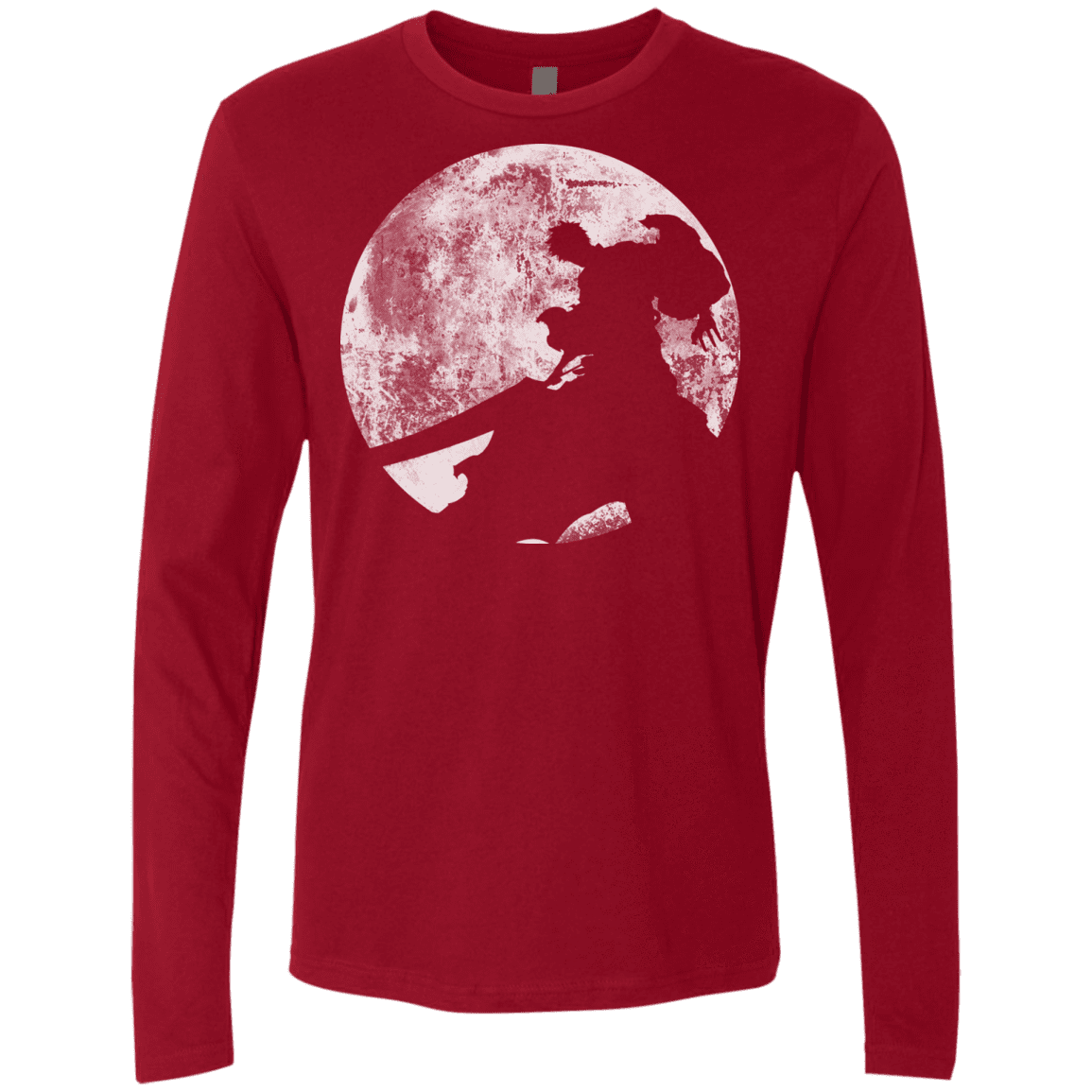 T-Shirts Cardinal / S Shinigami Sword Men's Premium Long Sleeve