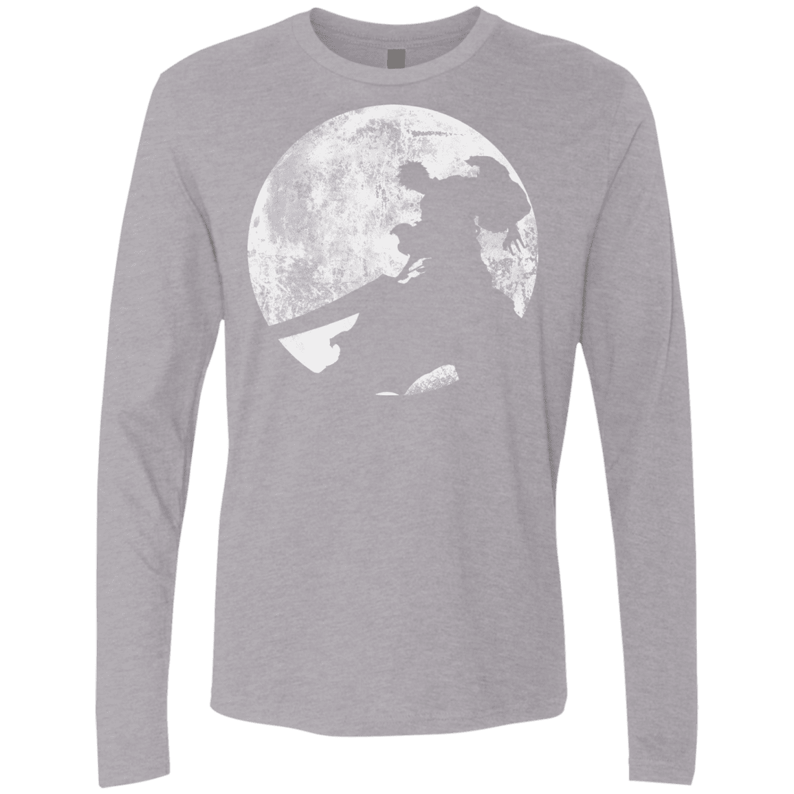 T-Shirts Heather Grey / S Shinigami Sword Men's Premium Long Sleeve