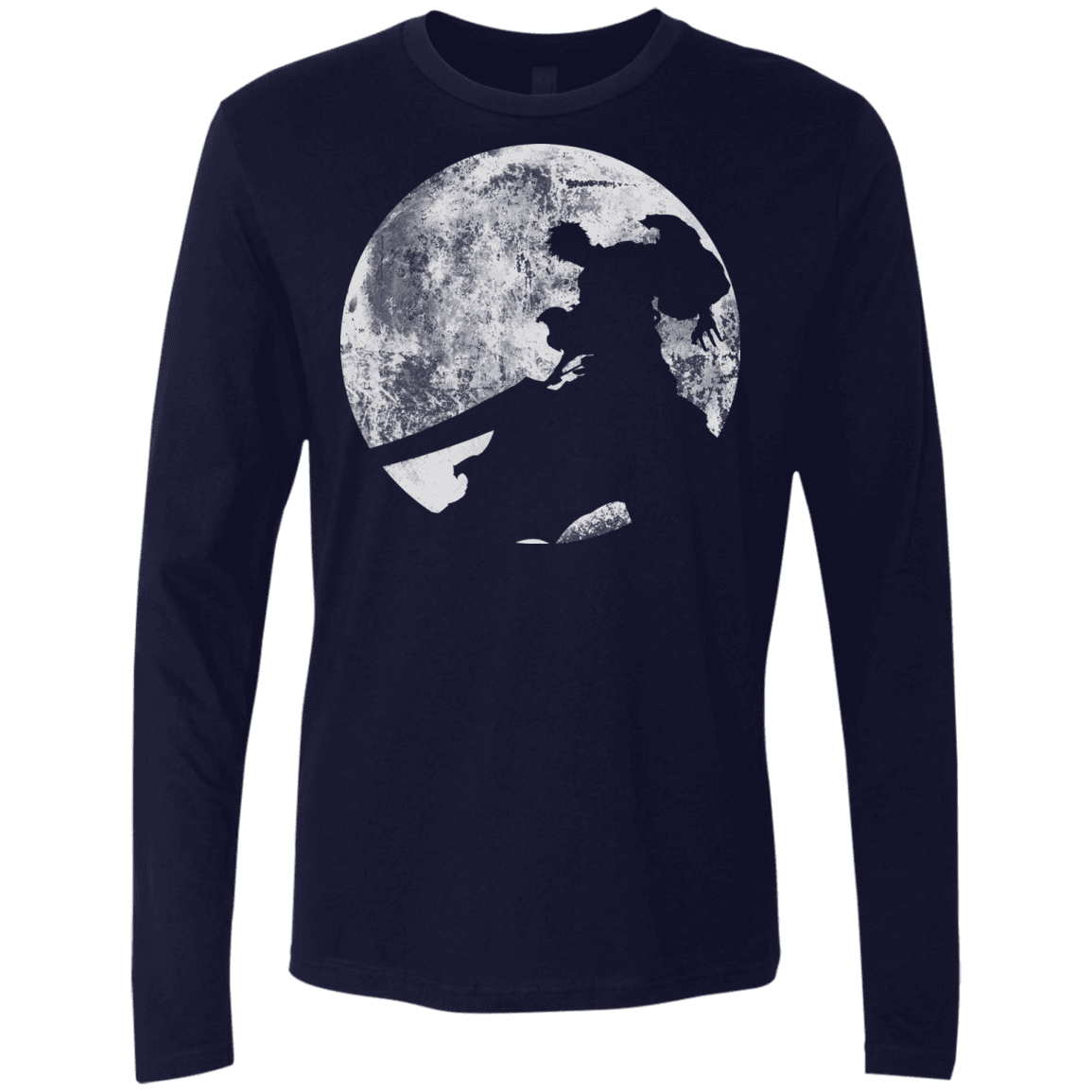 T-Shirts Midnight Navy / S Shinigami Sword Men's Premium Long Sleeve