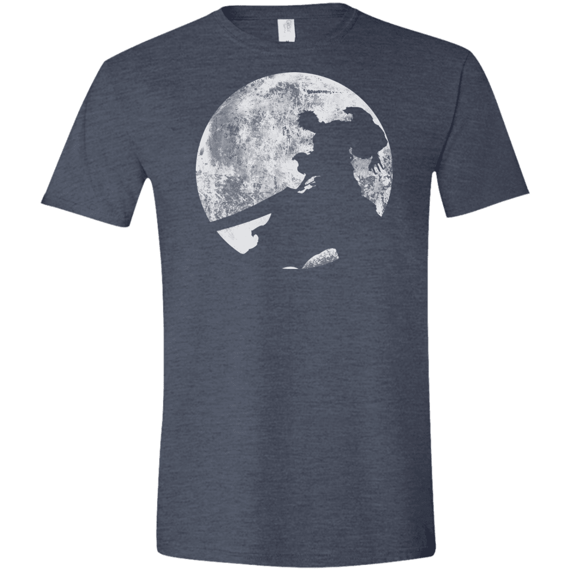 T-Shirts Heather Navy / S Shinigami Sword Men's Semi-Fitted Softstyle