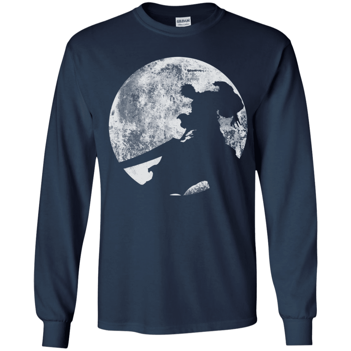 T-Shirts Navy / YS Shinigami Sword Youth Long Sleeve T-Shirt