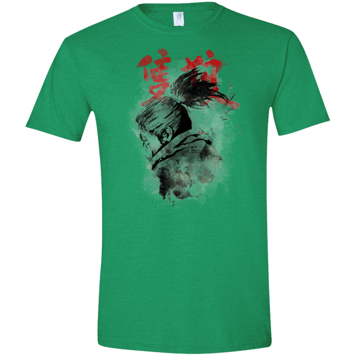 T-Shirts Heather Irish Green / S Shinobi Spirit Men's Semi-Fitted Softstyle