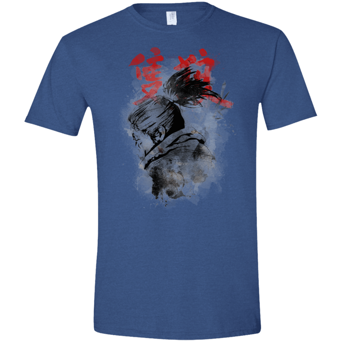 T-Shirts Heather Royal / X-Small Shinobi Spirit Men's Semi-Fitted Softstyle