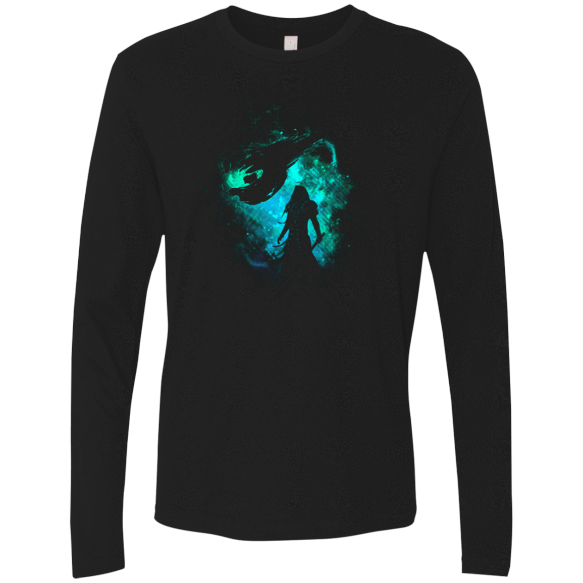 T-Shirts Black / Small SHINRA SOLDIERS ART Men's Premium Long Sleeve