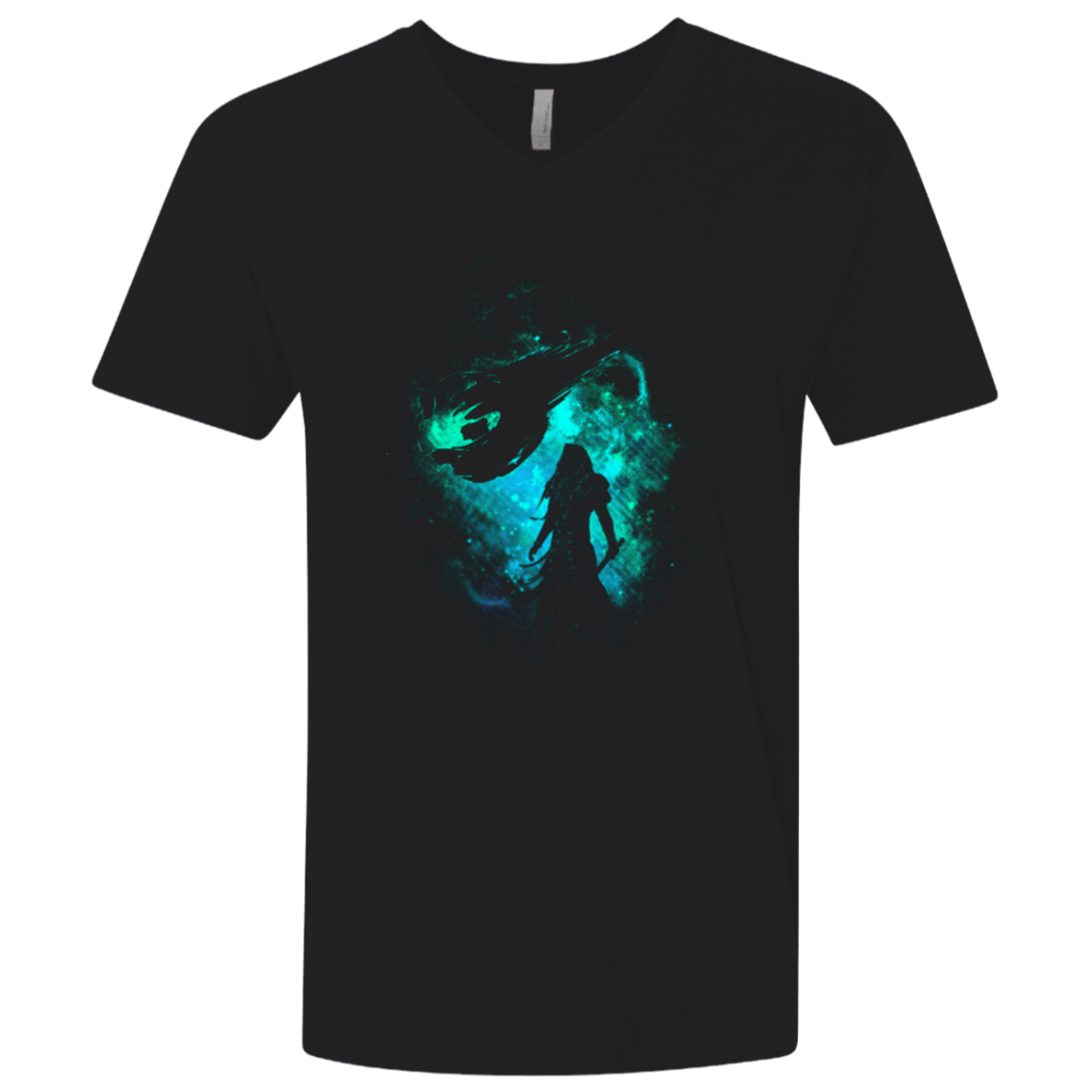 T-Shirts Black / X-Small SHINRA SOLDIERS ART Men's Premium V-Neck