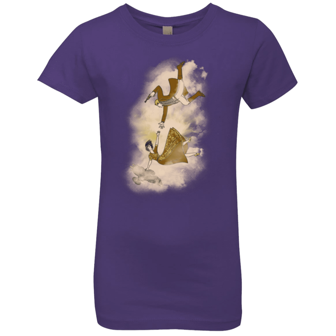 T-Shirts Purple Rush / YXS Shiny Infinite Girls Premium T-Shirt