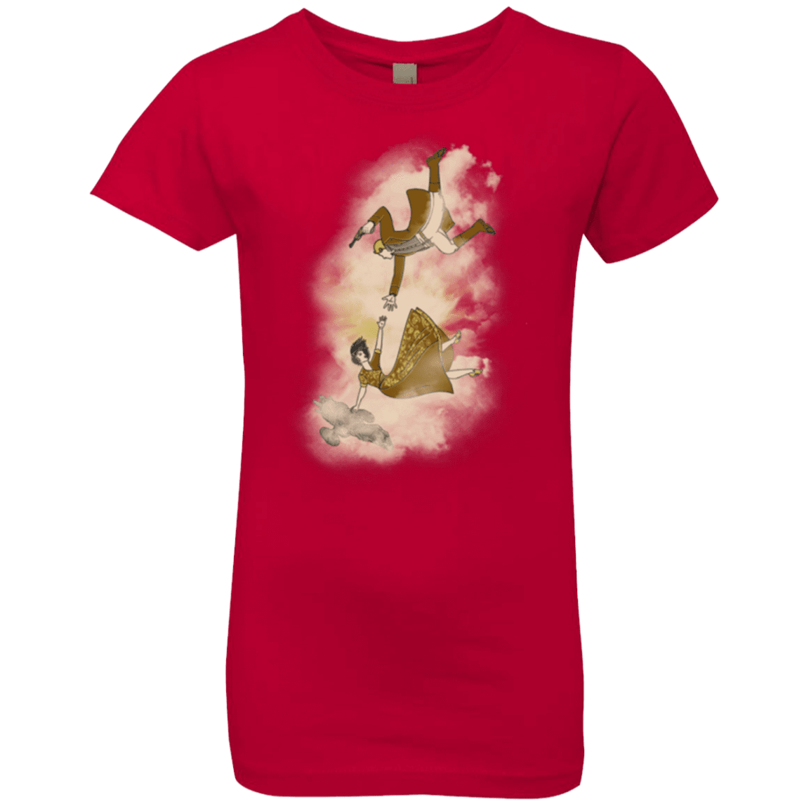 T-Shirts Red / YXS Shiny Infinite Girls Premium T-Shirt