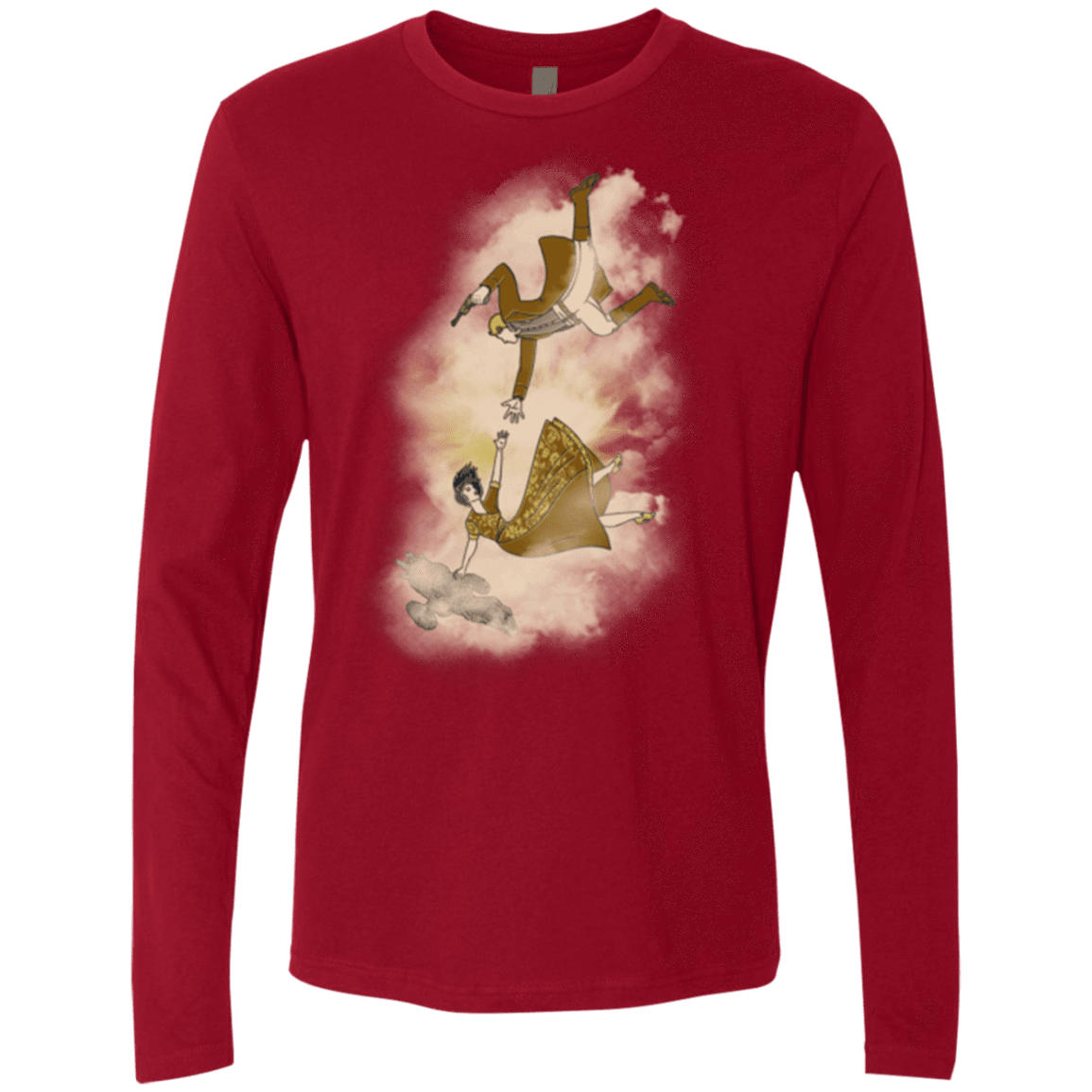 T-Shirts Cardinal / Small Shiny Infinite Men's Premium Long Sleeve