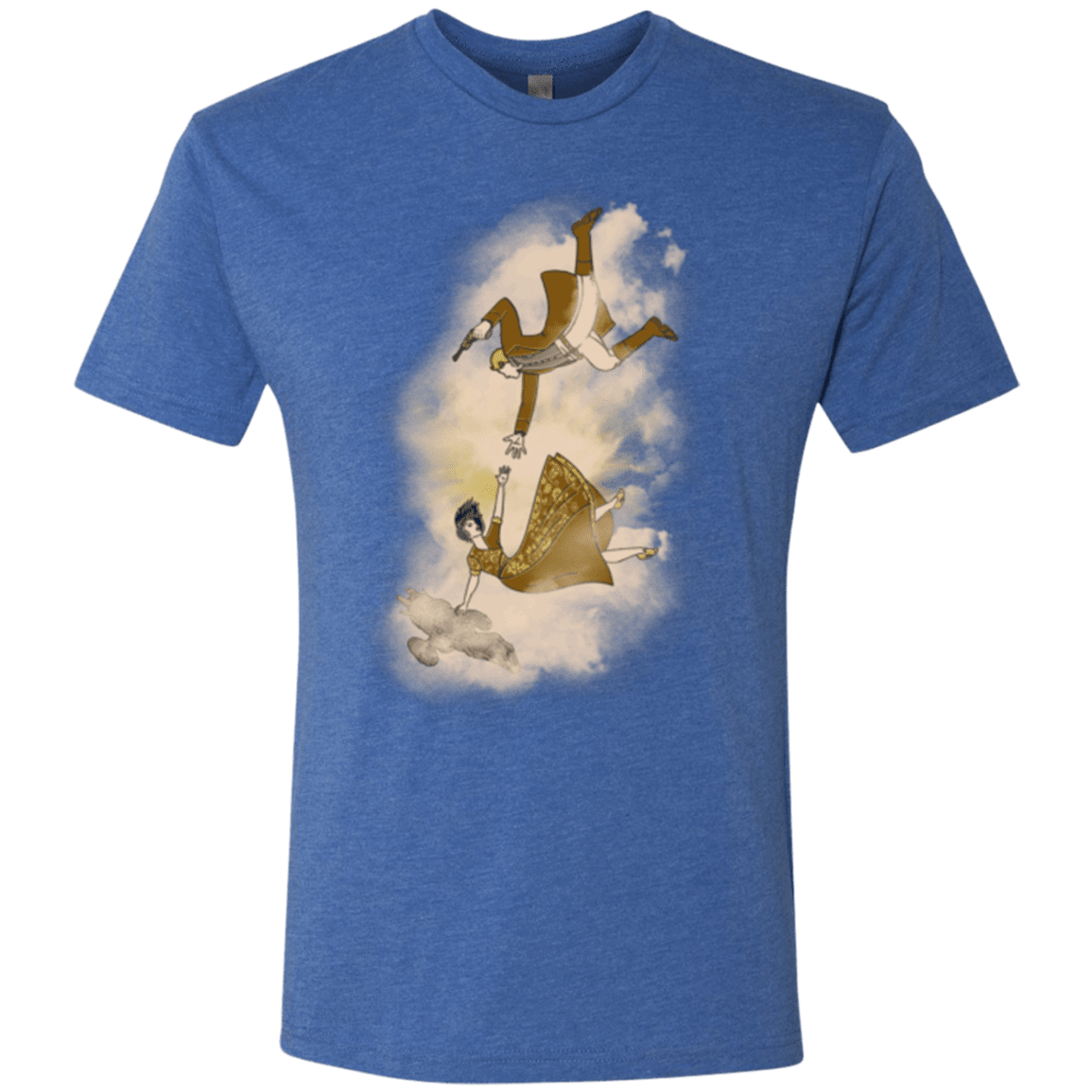 T-Shirts Vintage Royal / Small Shiny Infinite Men's Triblend T-Shirt