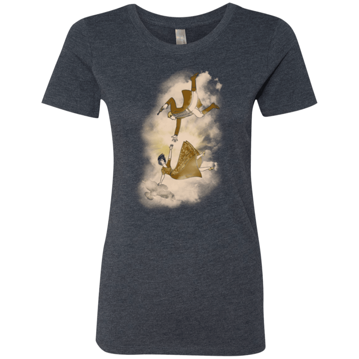 T-Shirts Vintage Navy / Small Shiny Infinite Women's Triblend T-Shirt