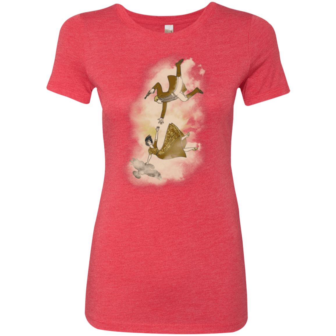 T-Shirts Vintage Red / Small Shiny Infinite Women's Triblend T-Shirt