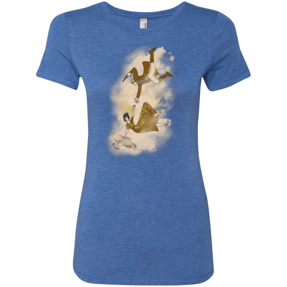 T-Shirts Vintage Royal / Small Shiny Infinite Women's Triblend T-Shirt